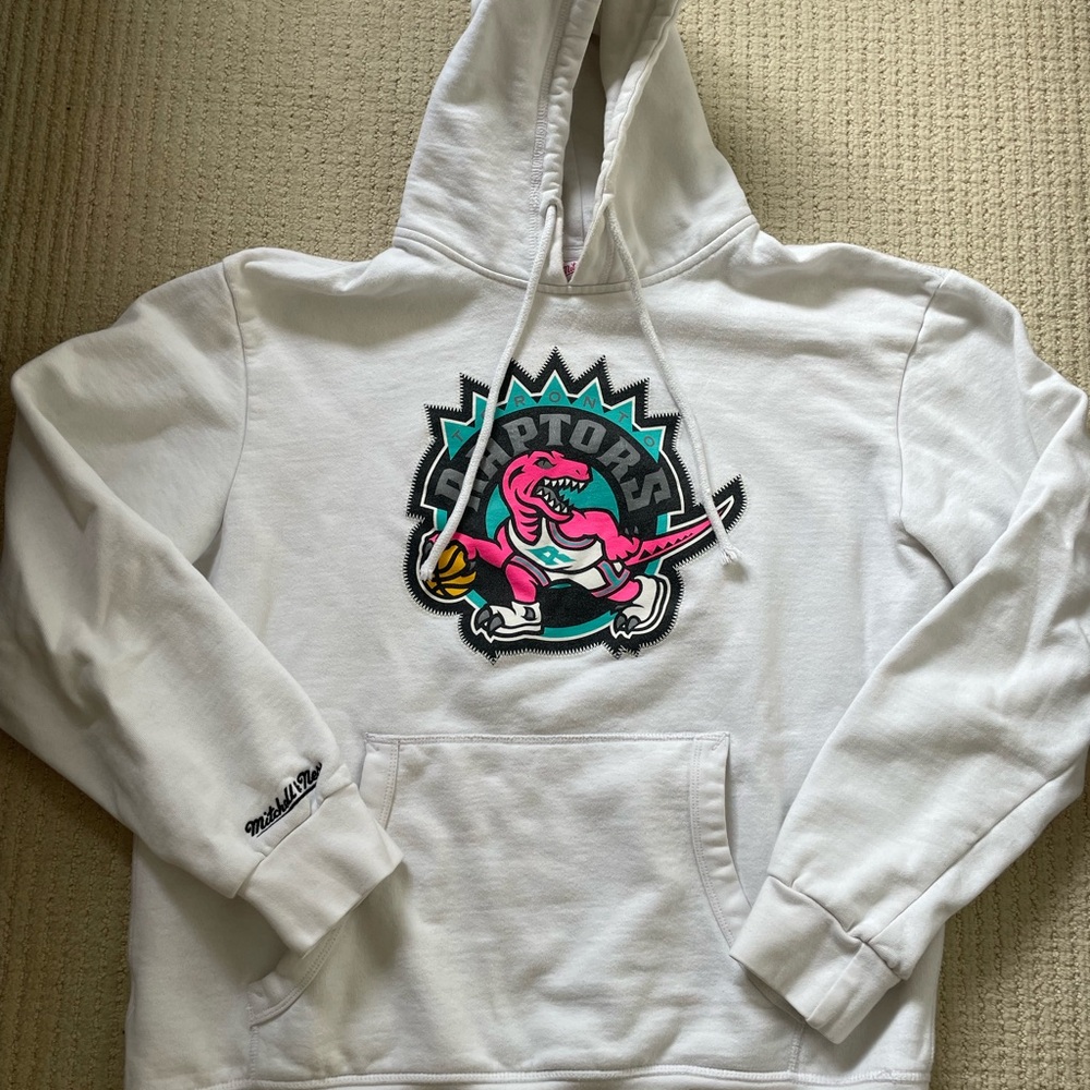 Mitchell & Ness White Hoodie
